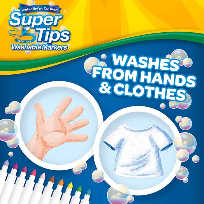 Super Tips Washable Markers 150 Count