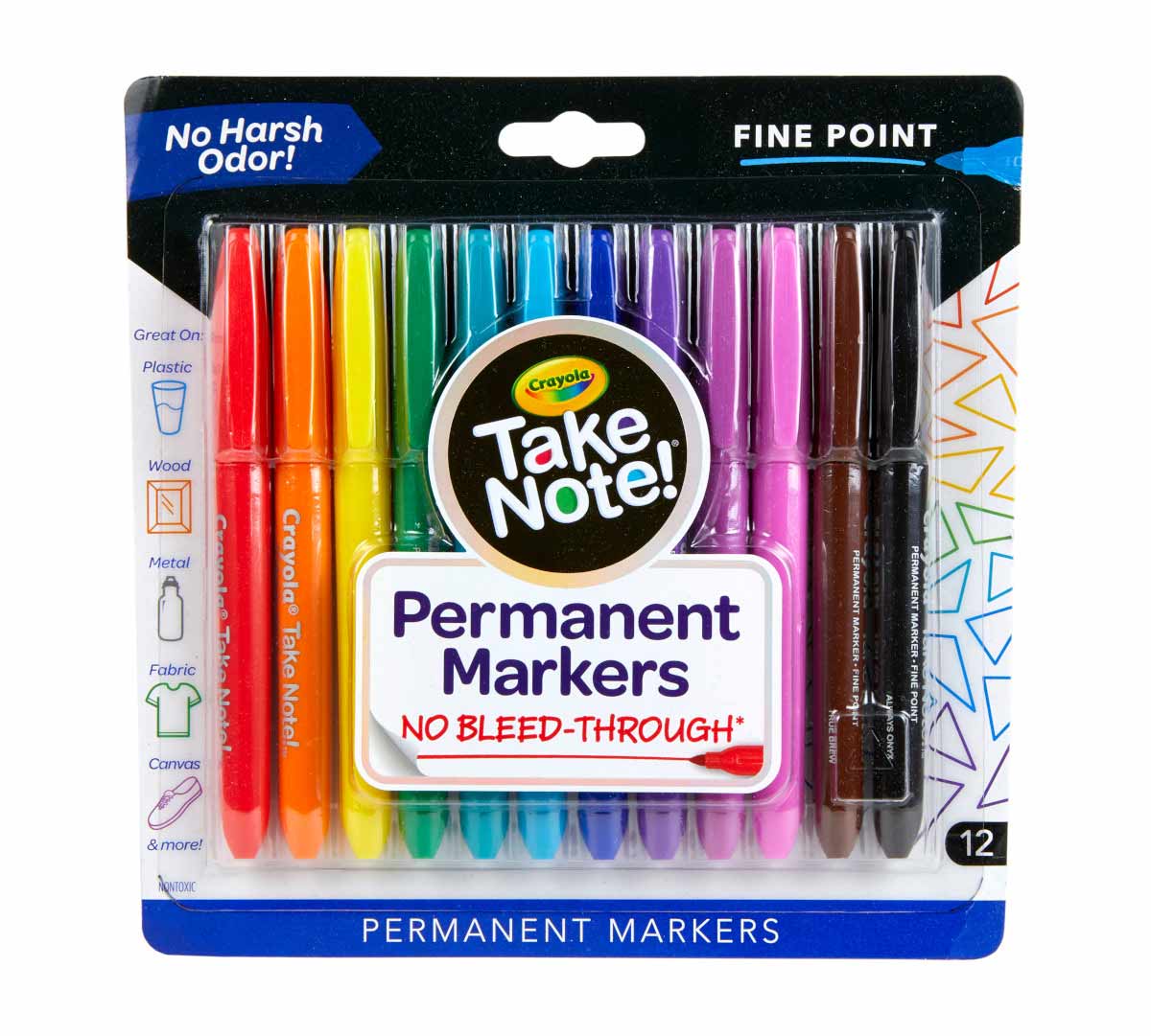 Take Note Permanent Markers 12 count