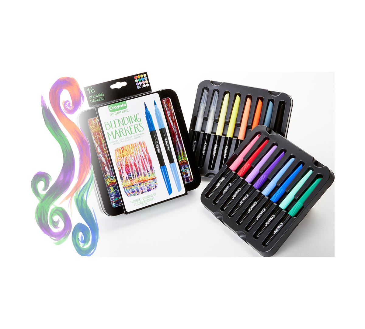Signature Blending Markers with Tin 16 Count