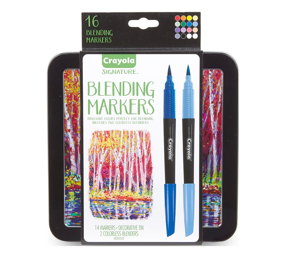 Signature Blending Markers with Tin 16 Count
