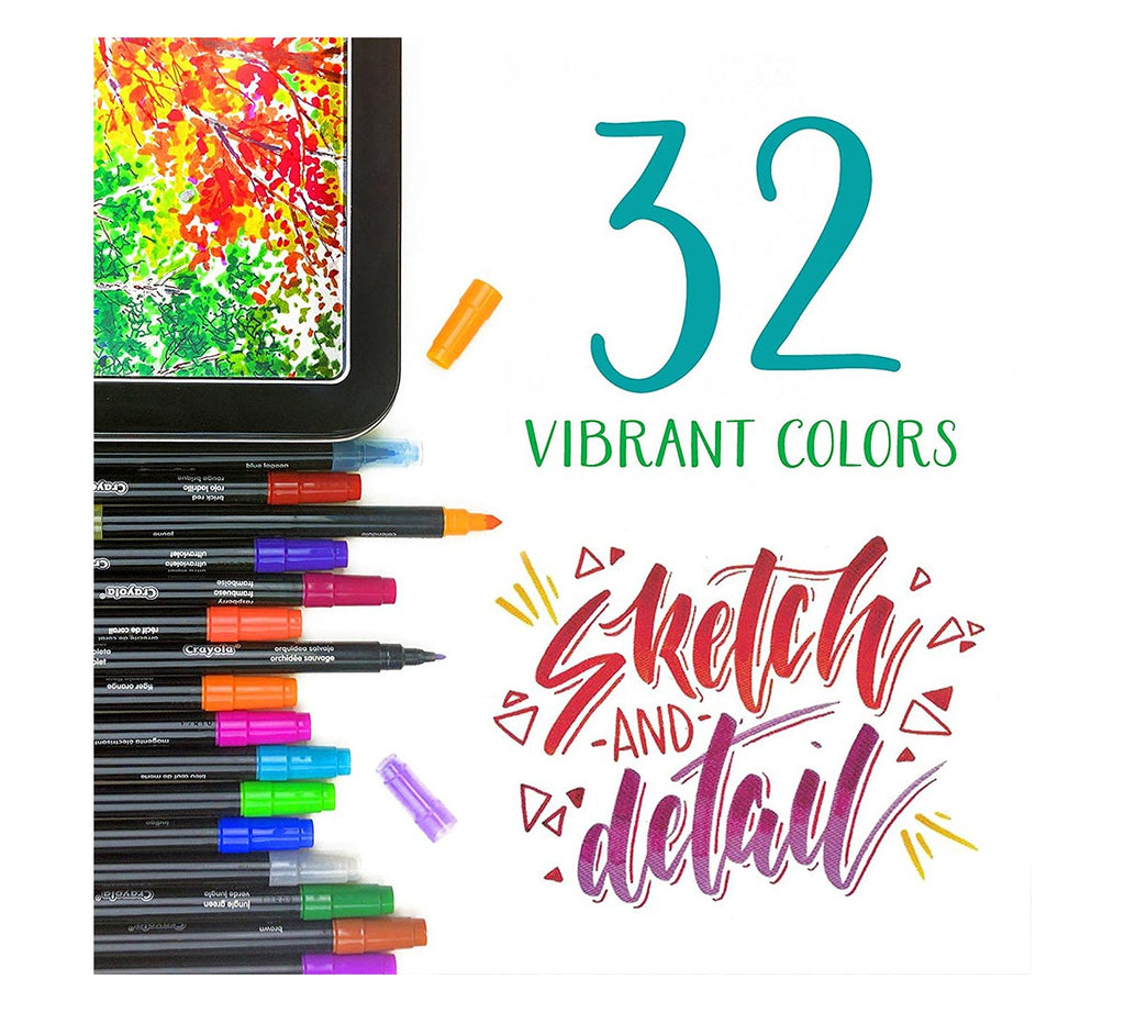 Signature Sketch &amp; Detail Dual Ended Markers 16 Count