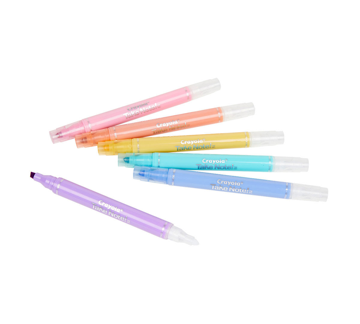 Take Note Erasable Highlighters Pastel 6 Count