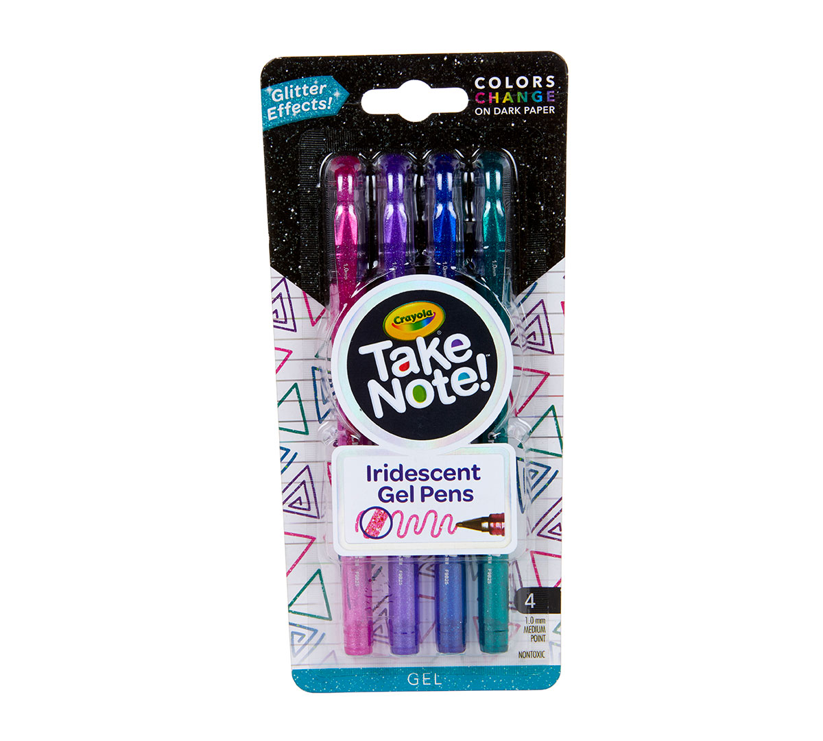 Take Note Iridescent Gel Pens 4 Count