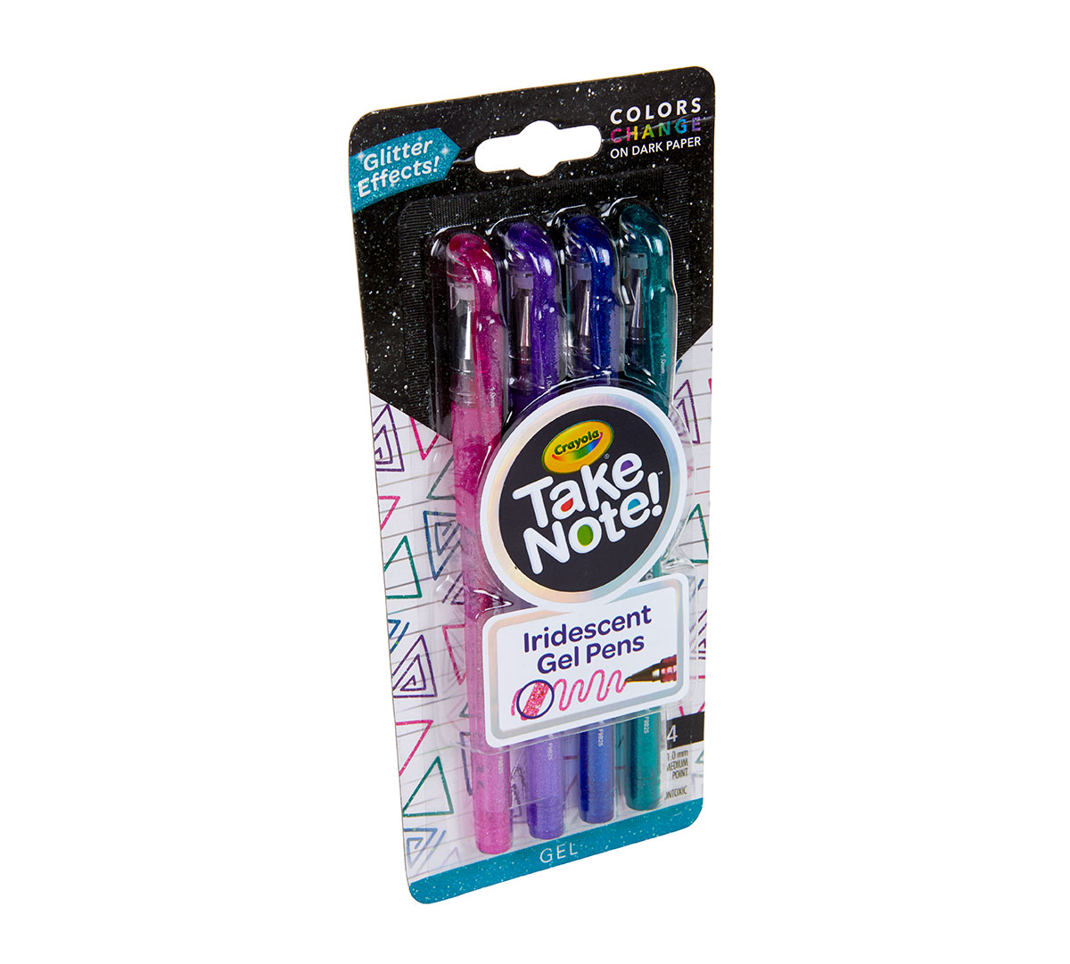Take Note Iridescent Gel Pens 4 Count