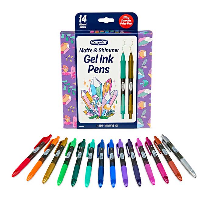 Matte &amp; Shimmer Gel Ink Pens 14 Pens