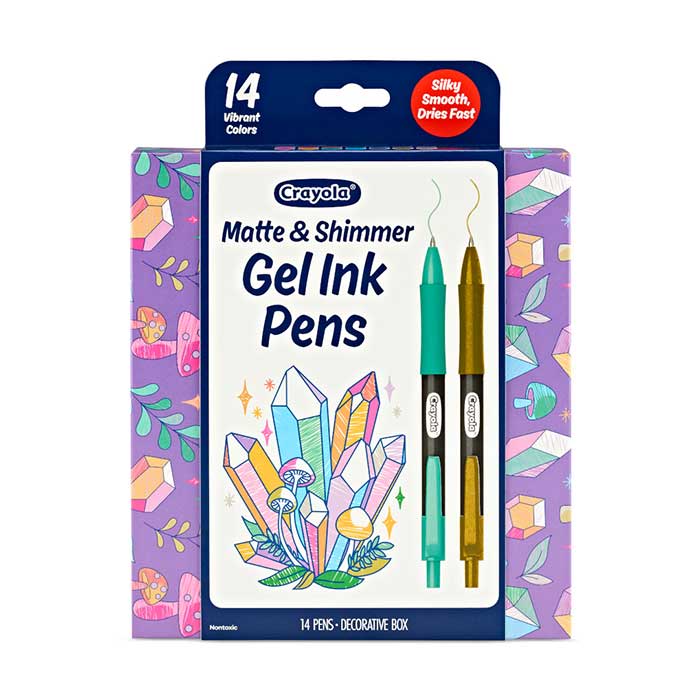 Matte &amp; Shimmer Gel Ink Pens 14 Pens