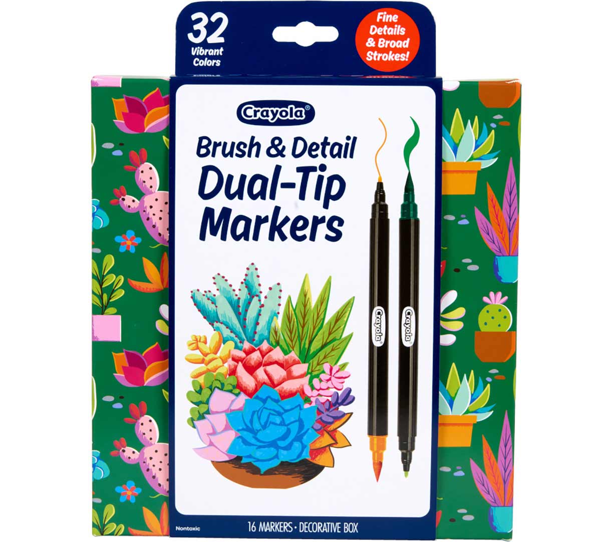 Brush &amp; Detail Dual Ended Markers 16 Count