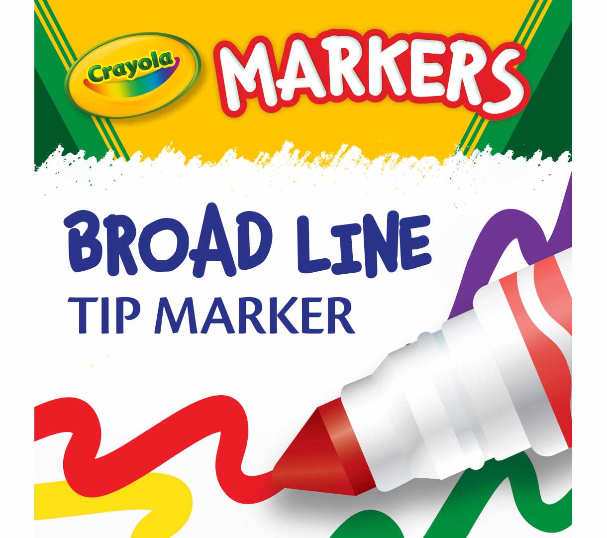 Broad Line Markers Classic Colors 10 Count