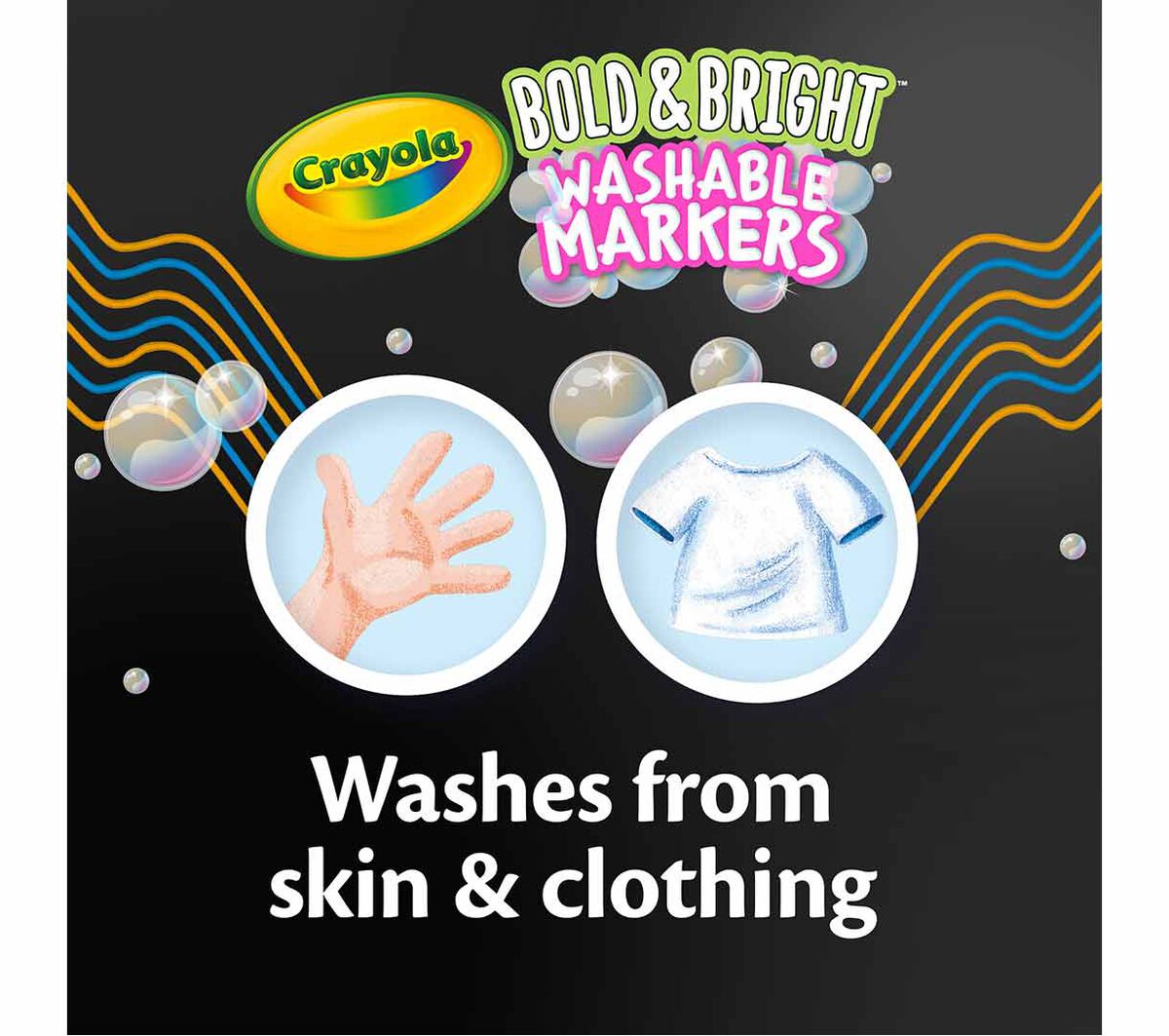 Bold and Bright Broad Line Washable Markers 10 Count