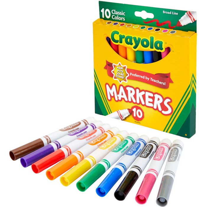Bulk Marker Set 24 Boxes of 10 Colors