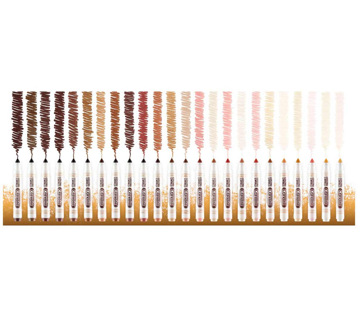 Colors of the World Washable Skin Tone Markers 24 Count