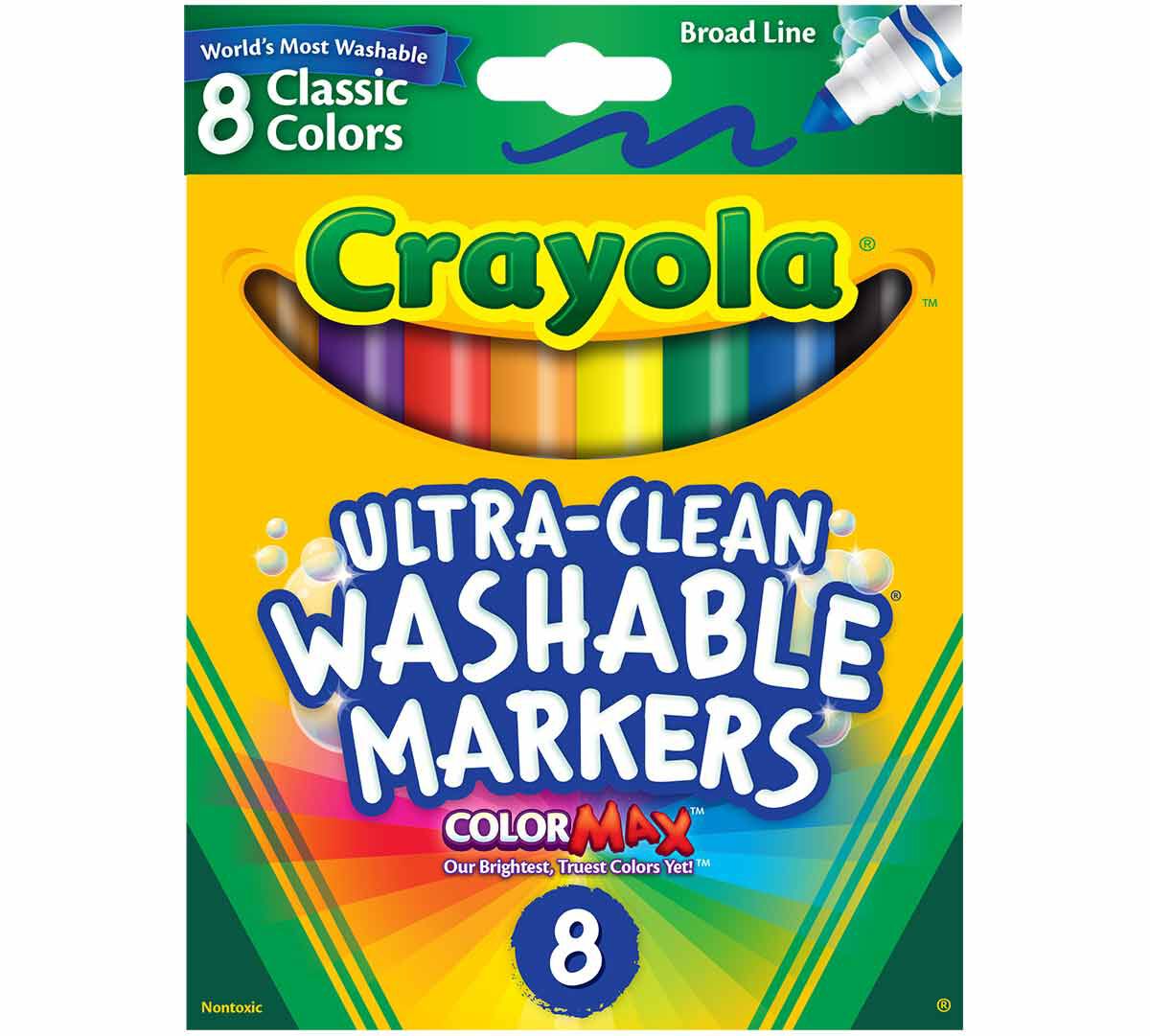 Ultra-Clean Washable Markers Broad Line 8 Count