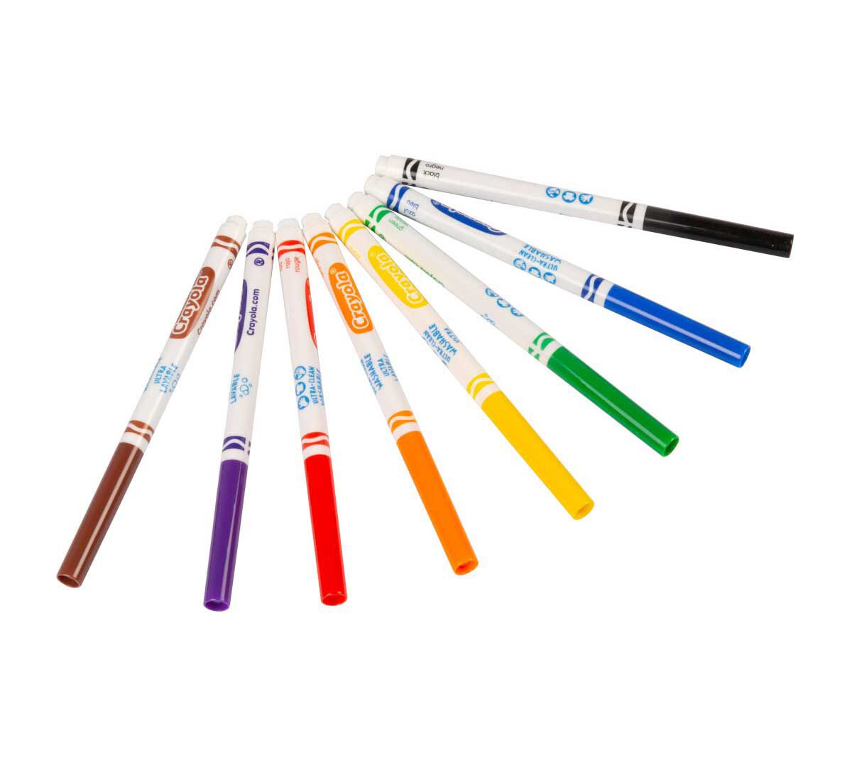 Ultra-Clean Washable Markers Fine Line Classic Colors 8 count