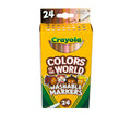 Colors of the World Fine Line Washable Skin Tone Markers 24 Count