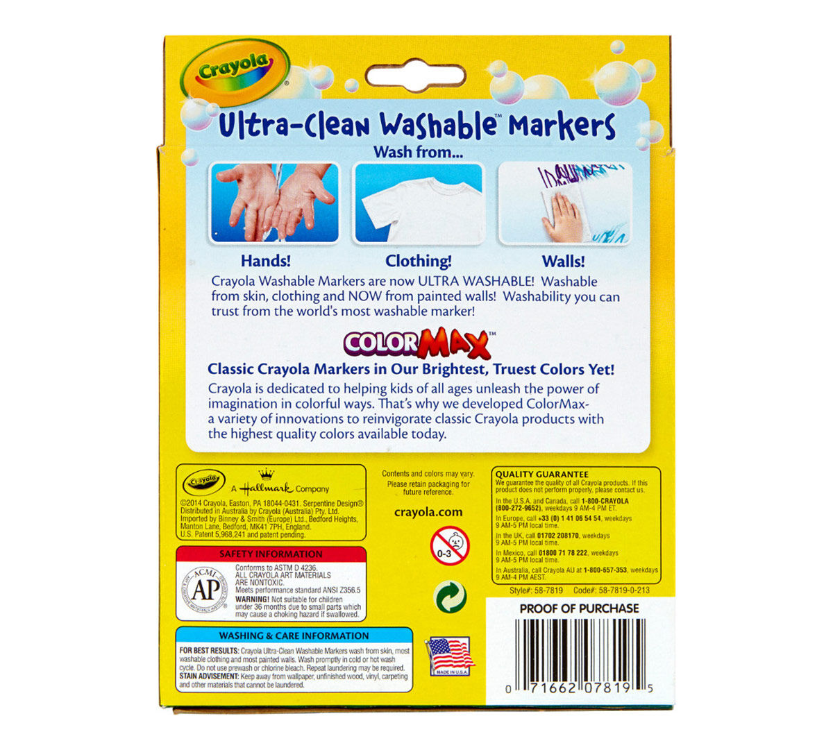 Ultra-Clean Markers Broad Line Bright 8 Count
