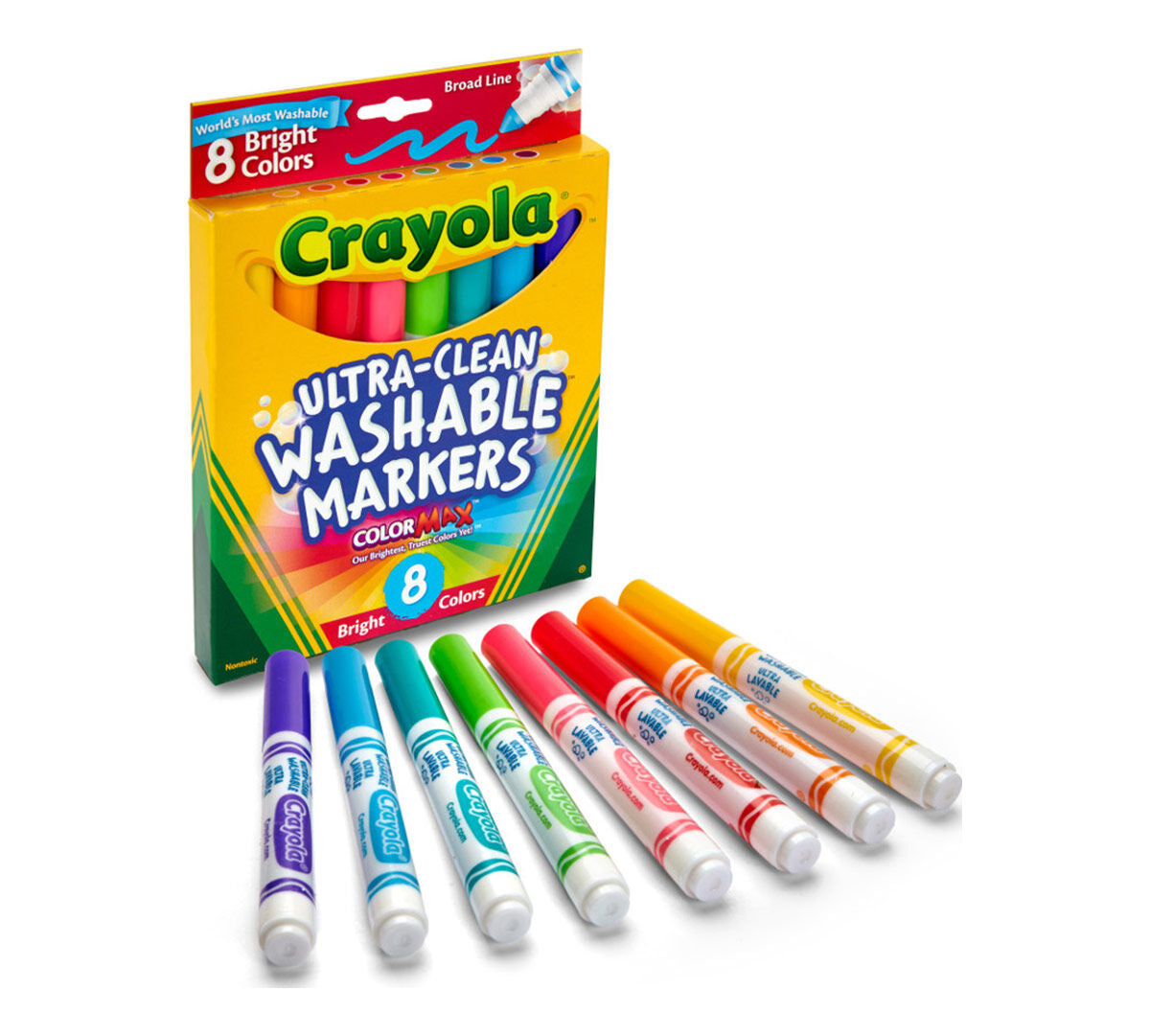 Ultra-Clean Markers Broad Line Bright 8 Count