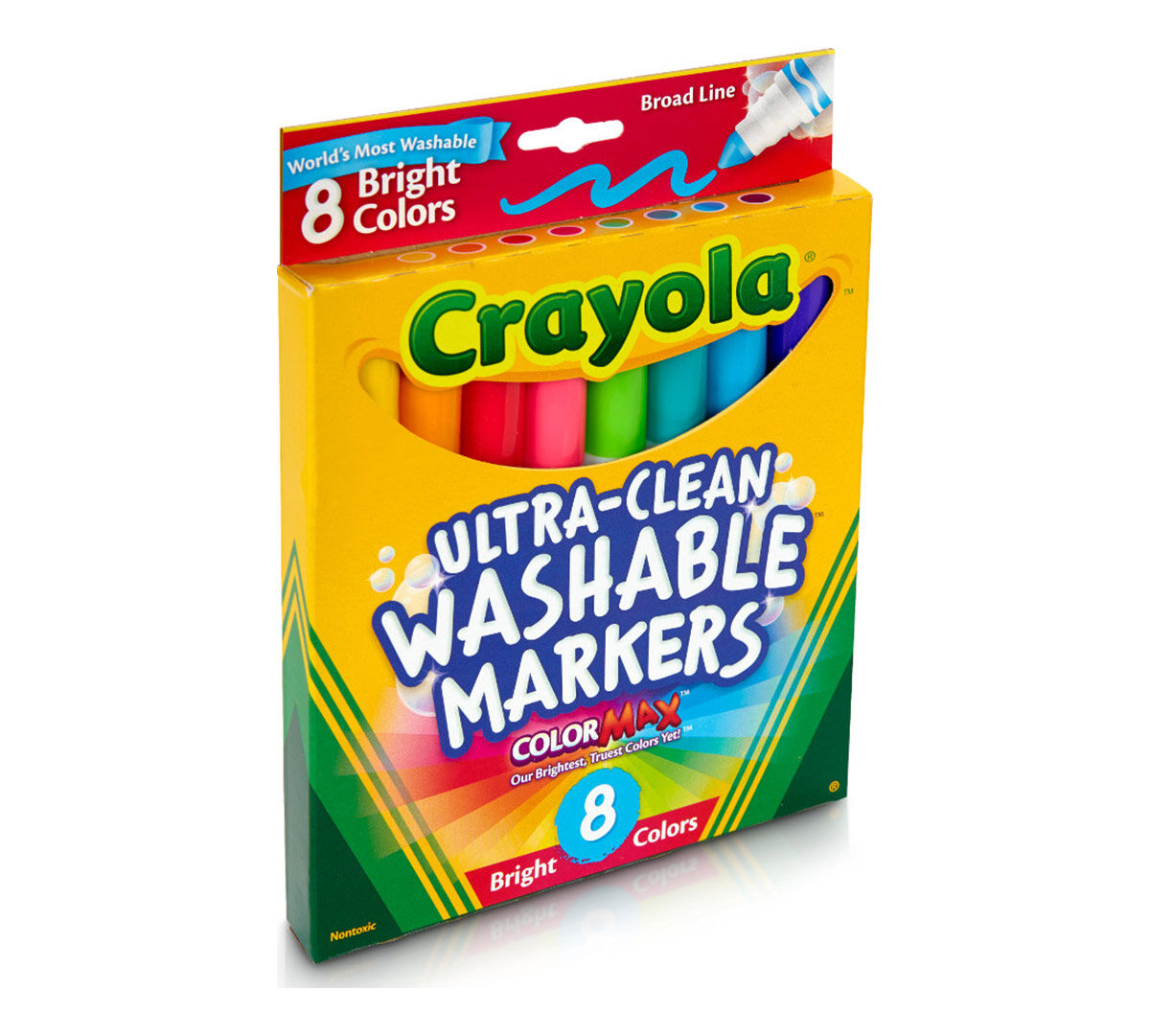 Ultra-Clean Markers Broad Line Bright 8 Count