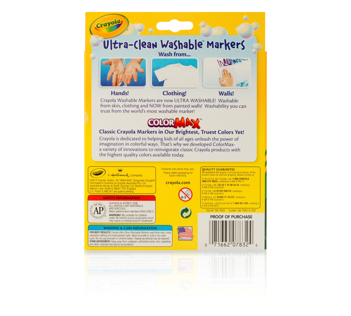 Ultra-Clean Markers Broad Line Bold 8 Count