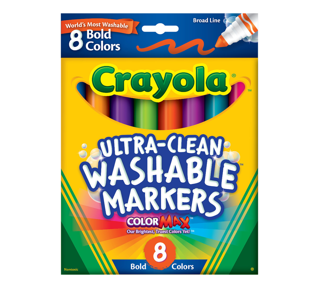 Ultra-Clean Markers Broad Line Bold 8 Count