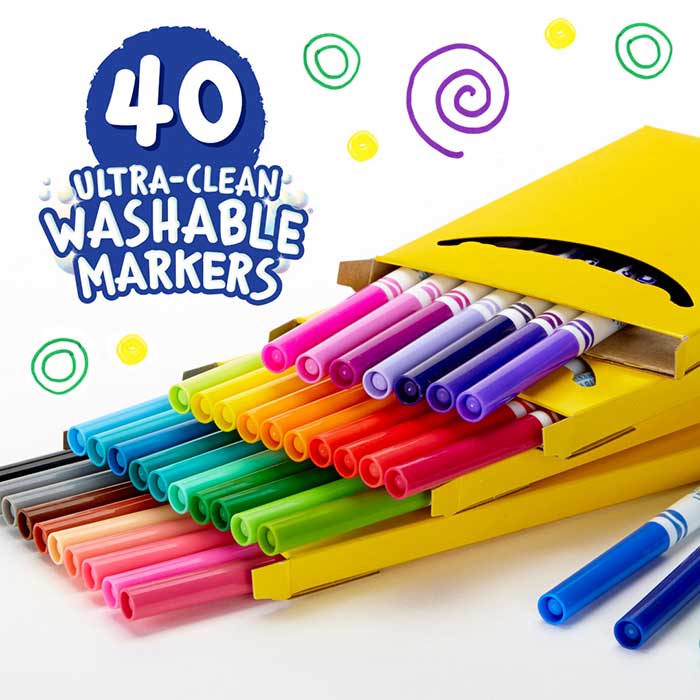 Ultra-Clean Markers Fine Line 40 Count