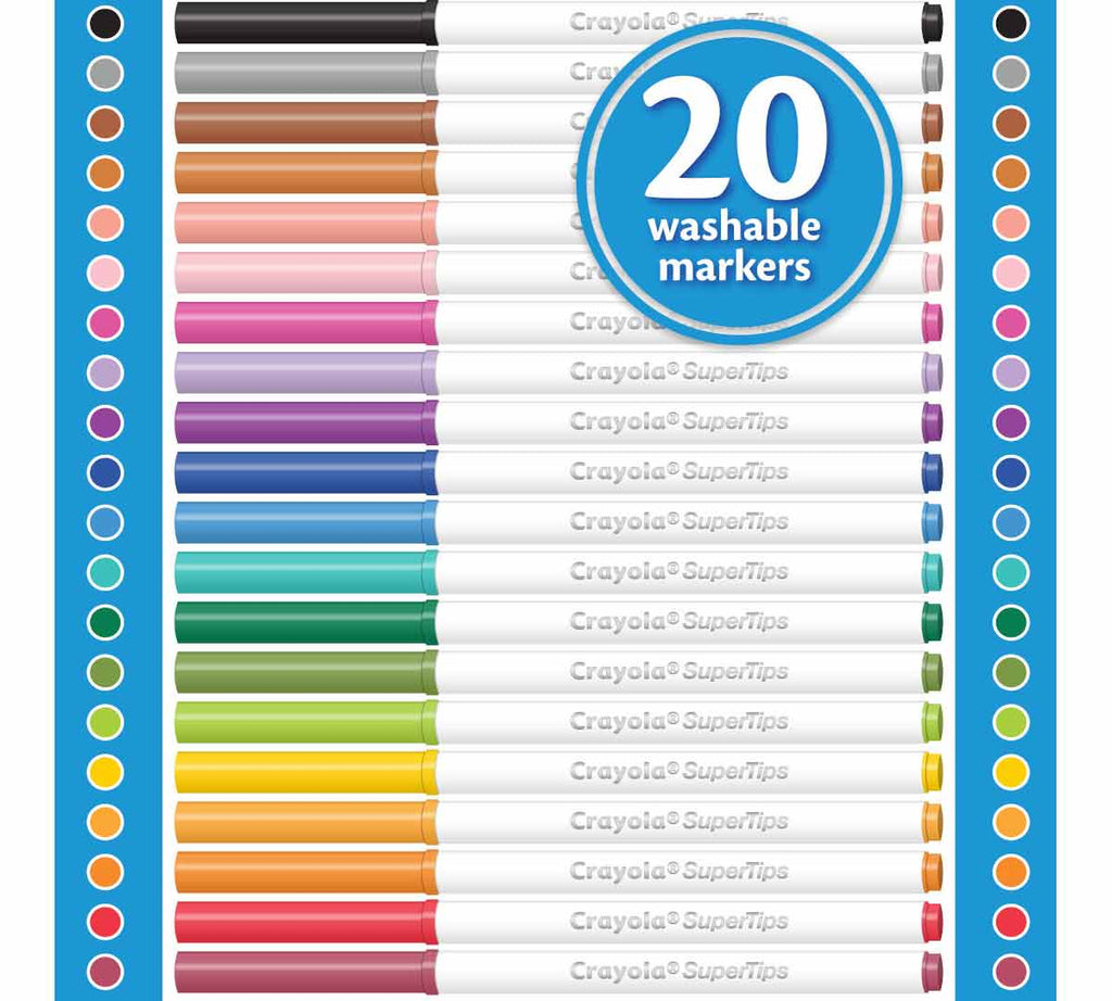 Washable Super Tips 20 count