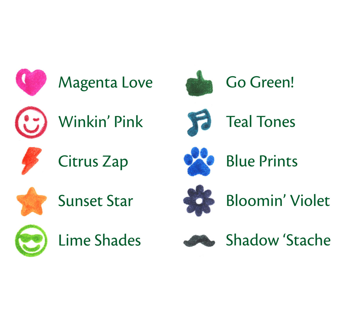 Ultra-Clean Stamper Markers  10 Count