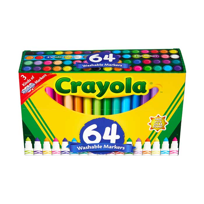 Washable Markers Variety Pack 64 Count