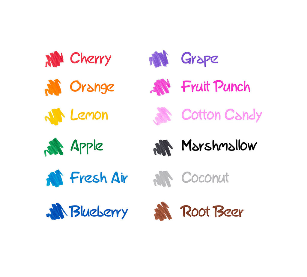 Silly Scents Chisel Tip Markers Sweet Scents 12 Count