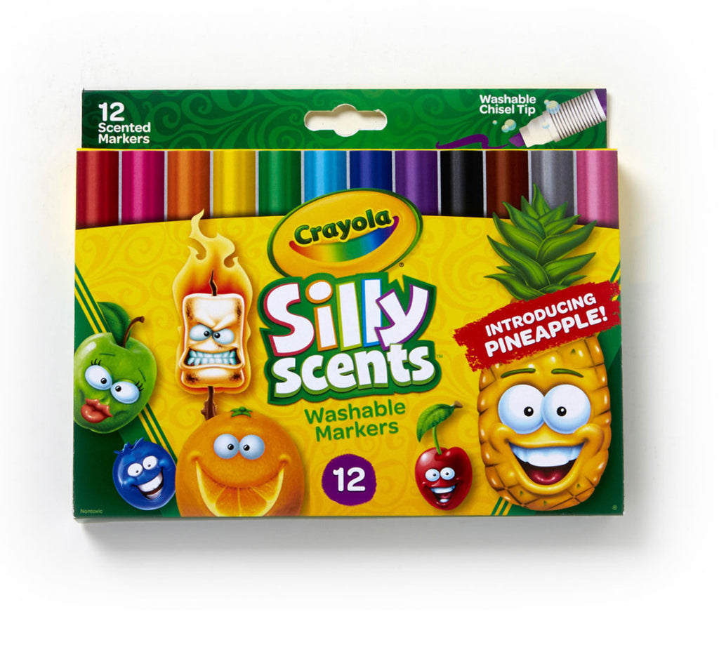 Silly Scents Chisel Tip Markers Sweet Scents 12 Count
