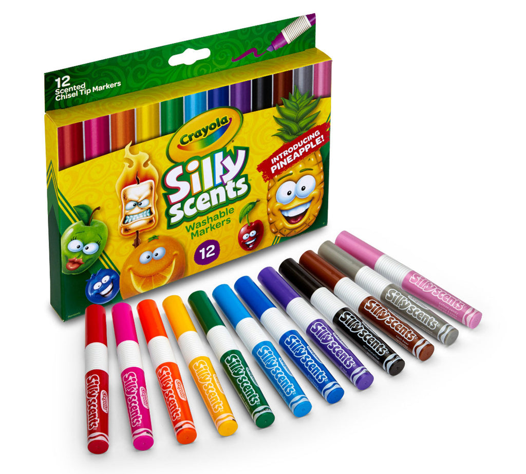 Silly Scents Chisel Tip Markers Sweet Scents 12 Count