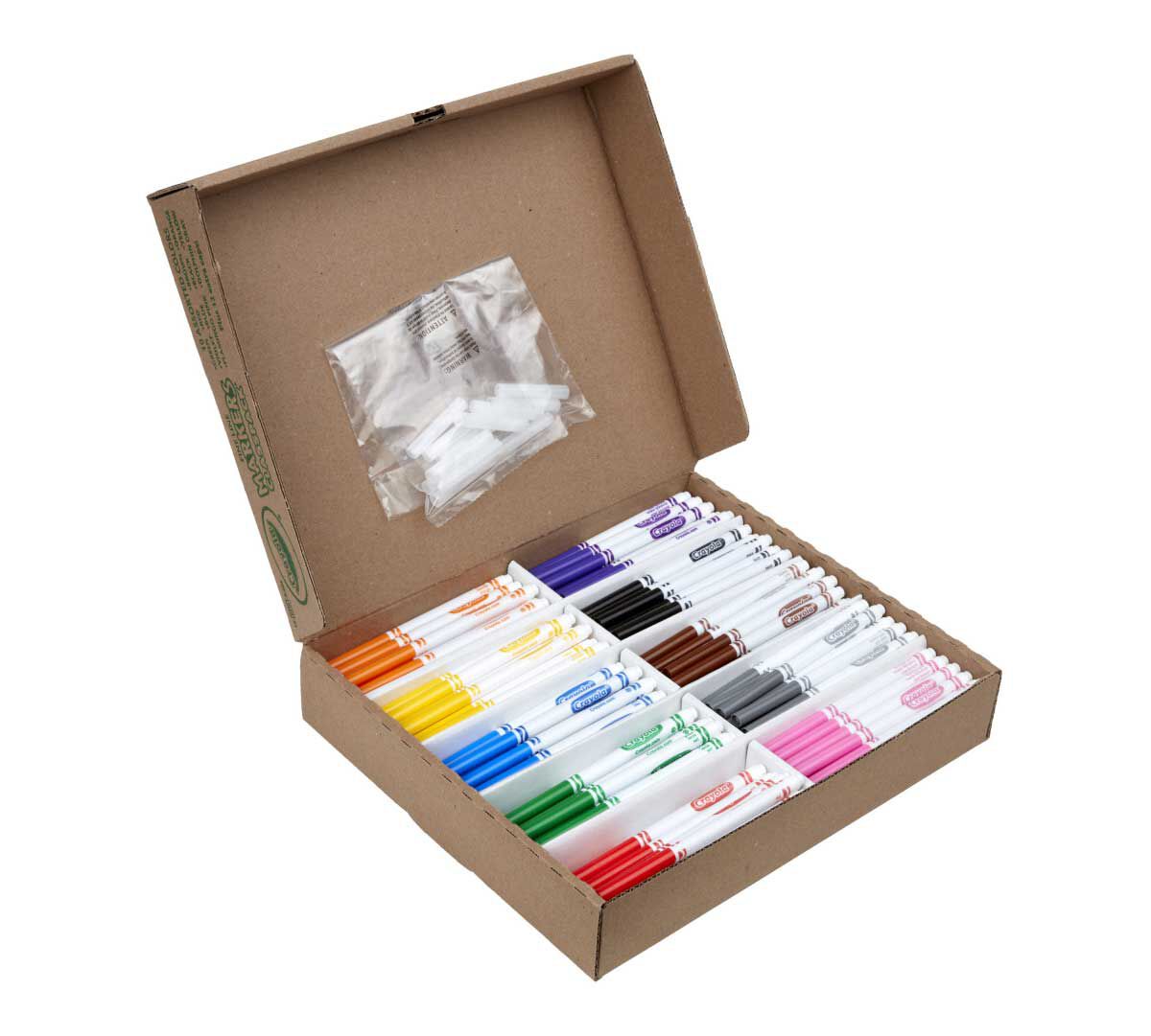 Crayola Fine Line Markers Classpack 200 Count 10 Colors