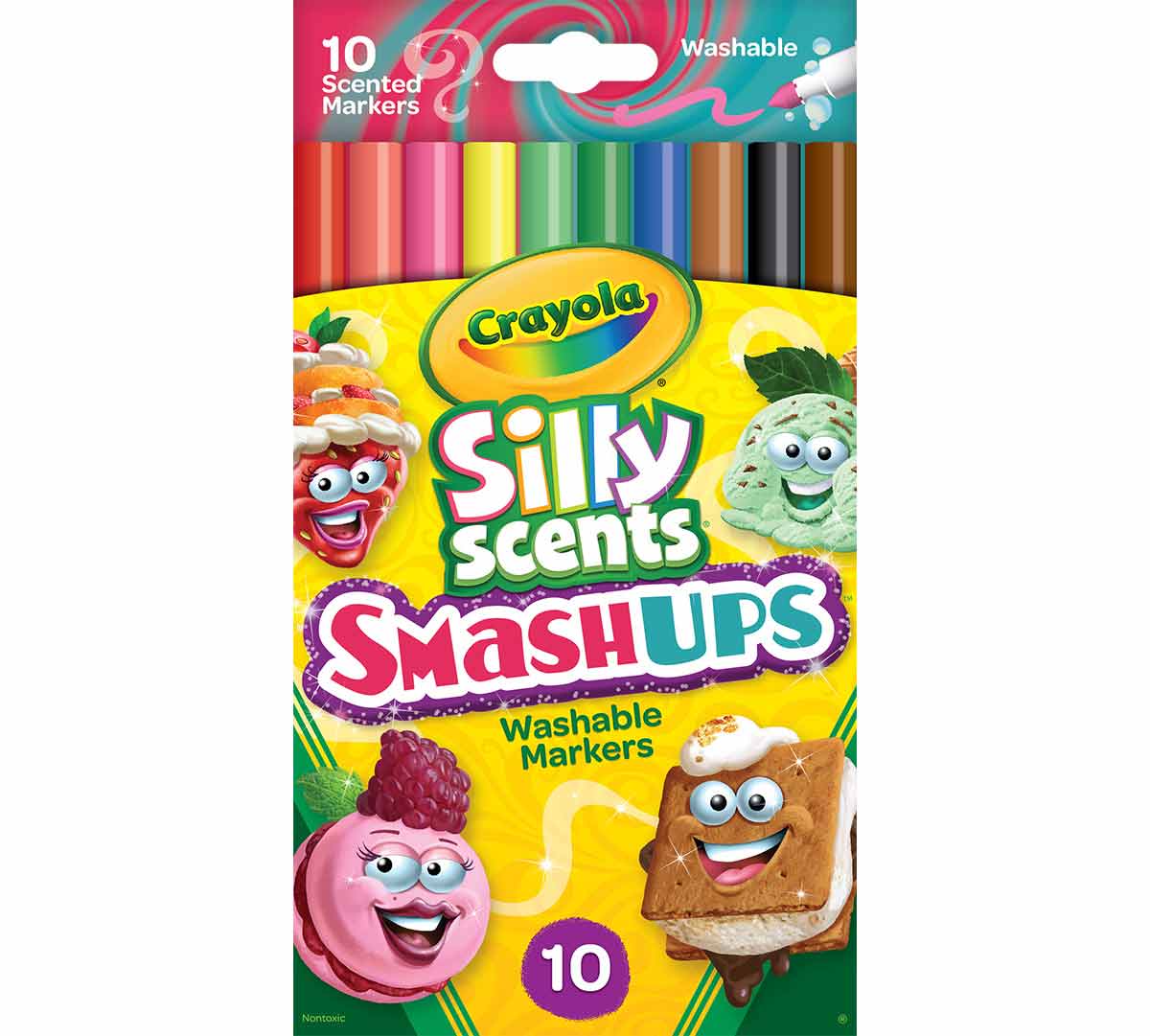 Silly Scents Smash Ups Fine Line Washable Markers 10 Count