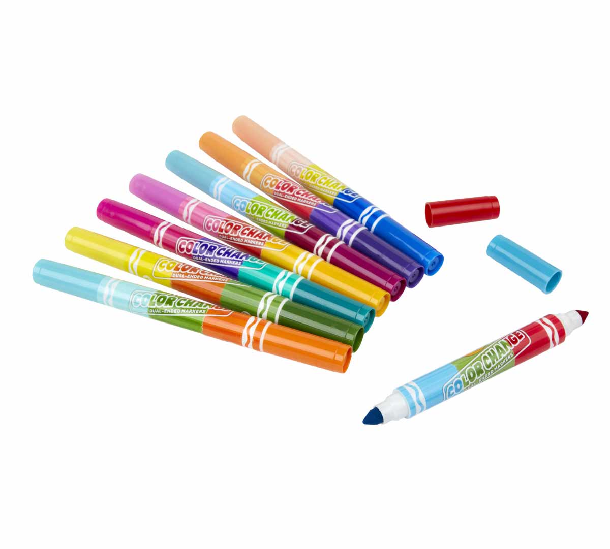 Dual-Ended Color Changing Markers 8 count
