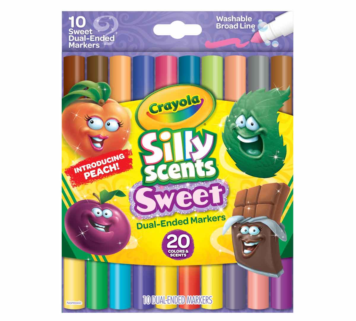 Silly Scents Sweet Dual-Ended Markers 10 Count