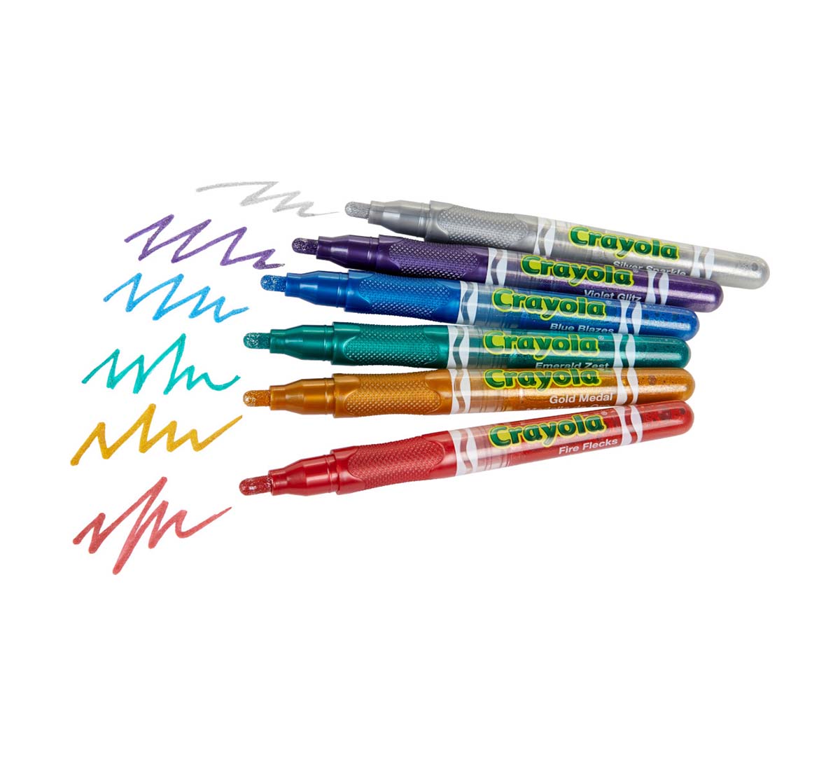Crayola Project Glitter Markers 6 Count