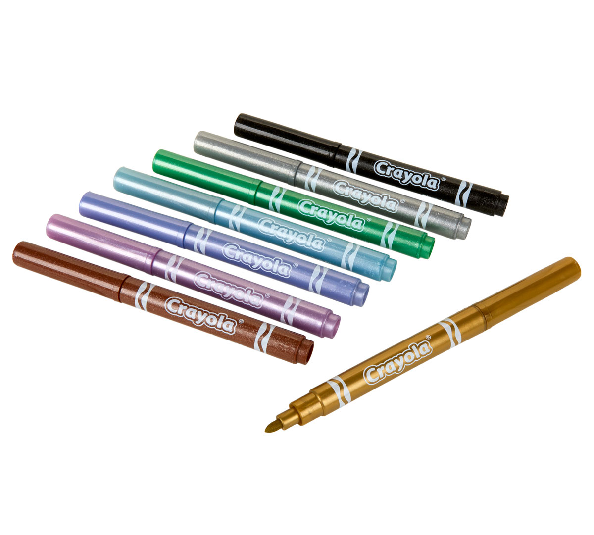 Crayola Project Metallic Markers  8 Count