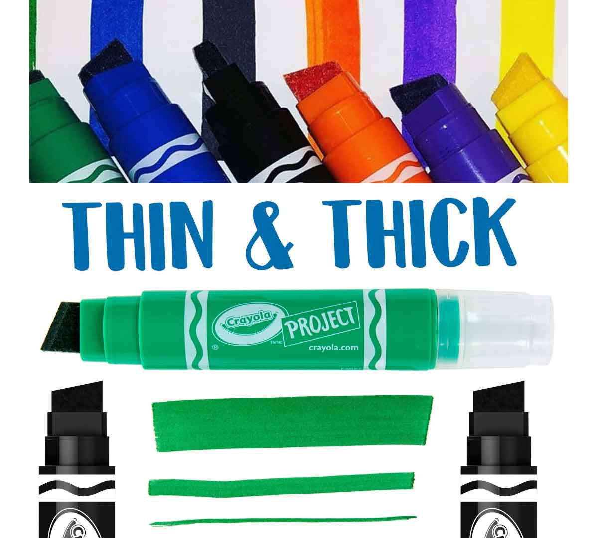 XL Poster Markers Classic Colors 4 Count