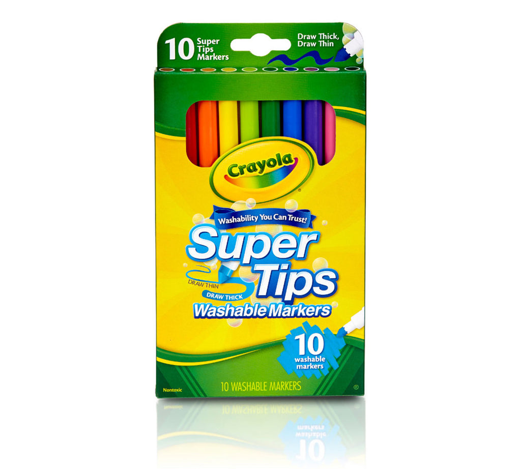Washable Super Tips Markers 10 Count