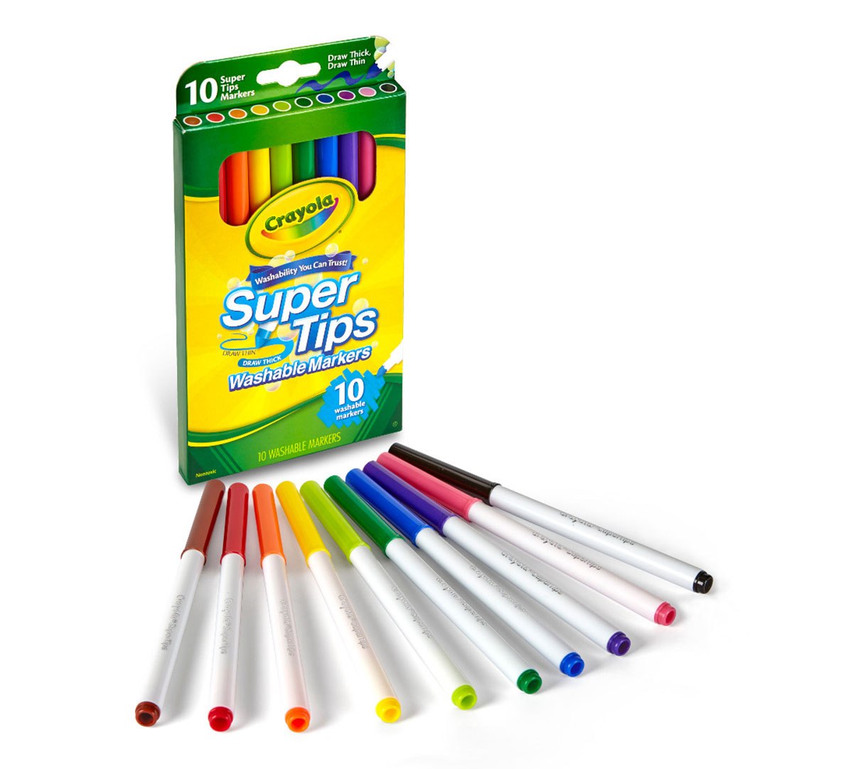 Washable Super Tips Markers 10 Count