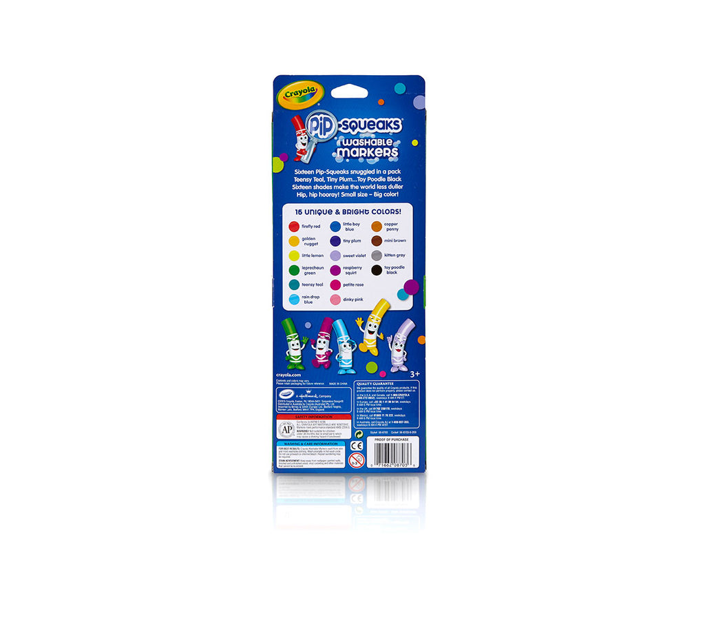 Pip-Squeaks Markers 16 Count
