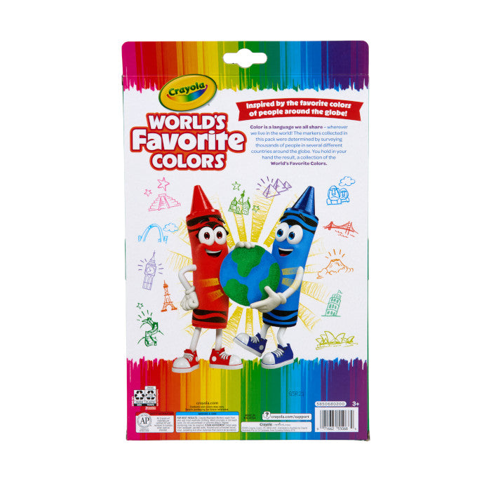 World's Favorite Colors Super Tips 50 count