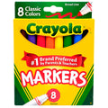 Broad Line Markers Classic Colors 8 Count