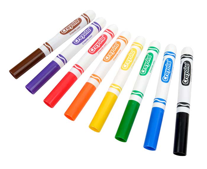 Broad Line Markers Classic Colors 8 Count