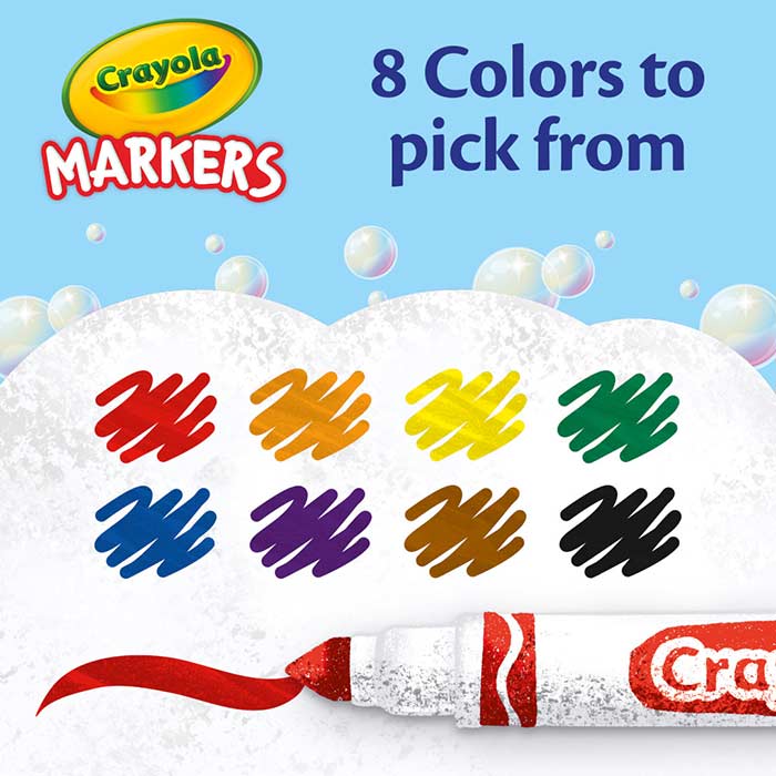 Broad Line Markers Classic Colors 8 Count