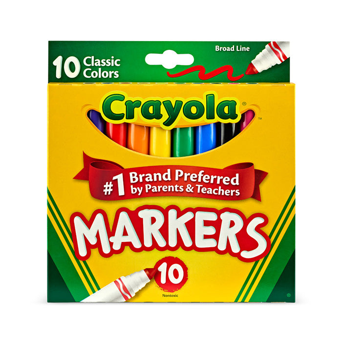 12 Box Classpack of 10 Count Classic Markers Broad Line