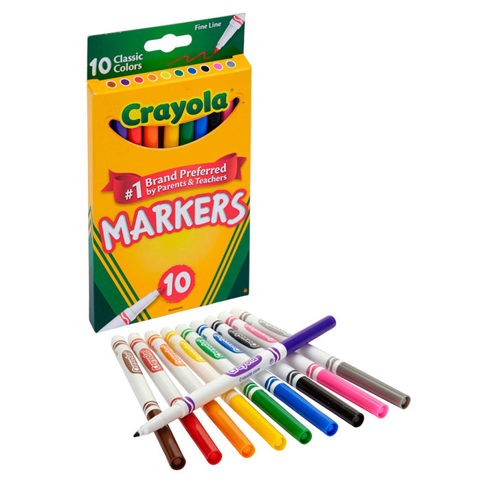 12 Box Classpack of 10 Count Classic Markers Fine Line