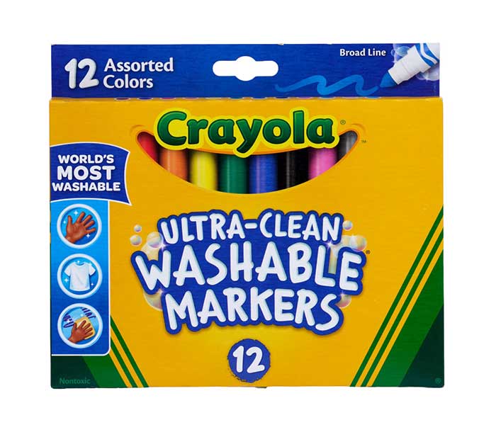 Ultra-Clean Washable Markers Broad Line 12 Count