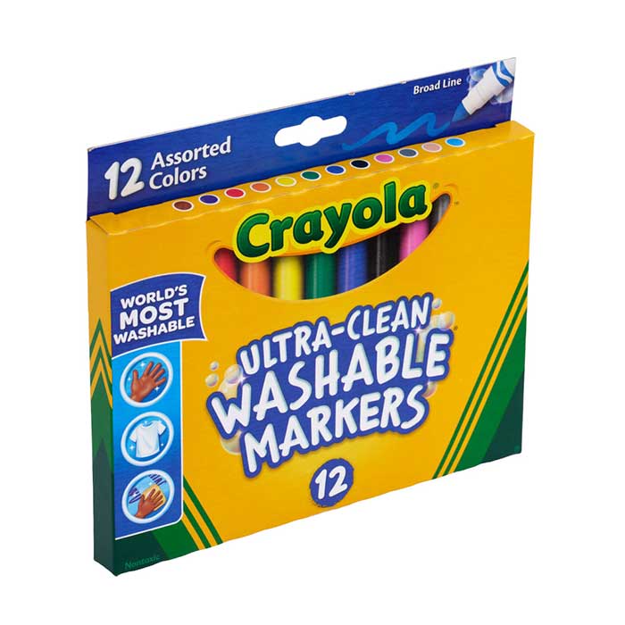 Ultra-Clean Washable Markers Broad Line 12 Count