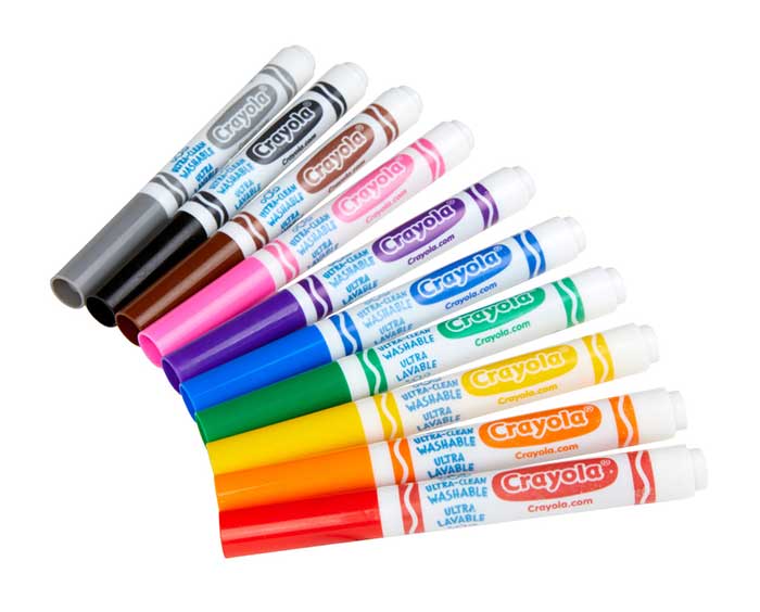 Ultra-Clean Markers Broad Line Classic Colors 10 Count