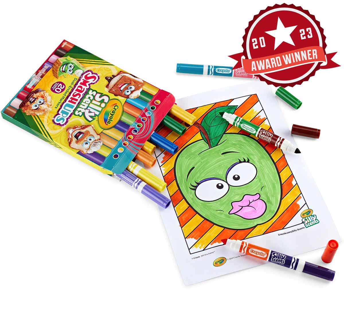 Dual-Ended Silly Scents Smash Ups Washable Markers Broad Line 10 Count